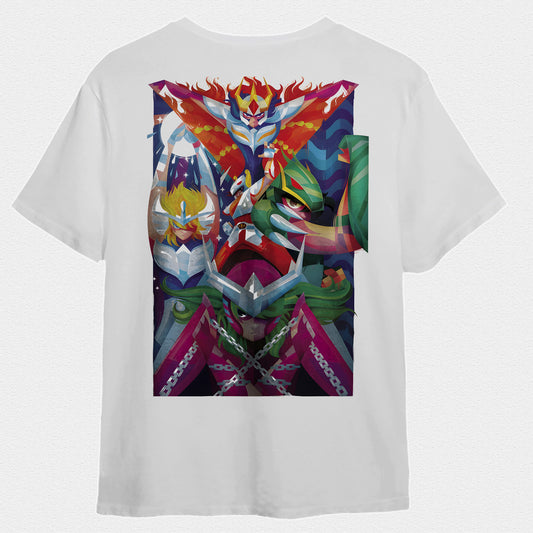 [PUTIH] T-Shirt Saint Seiya - Four Knight - DS1056